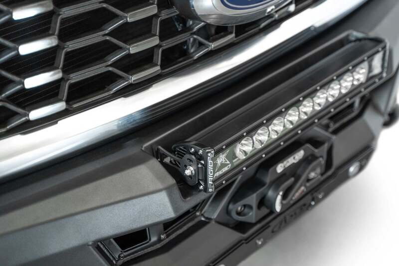 Ford F250 Super Duty Bumper - Front - Addictive Desert Designs - Phantom Winch Front Bumper - Hammer Black - `23-`27